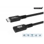 Microconnect USB3.2CC1EX Καλώδιο USB USB4 Gen 2x2 1 m USB-C μαύρο