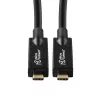 Microconnect USB3.2CC7OP υβριδικό ενεργό οπτικό καλώδιο USB-C σε USB-C, USB 3.2 Gen 2, 7,5 m, 4K 60 Hz, μαύρο