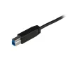 StarTech.com USB31CB1M καλώδιο USB-C σε USB-B, USB 3.2 Gen 2 (3.1 Gen 2), 10 Gbps, 60 W, 1 m, μαύρο