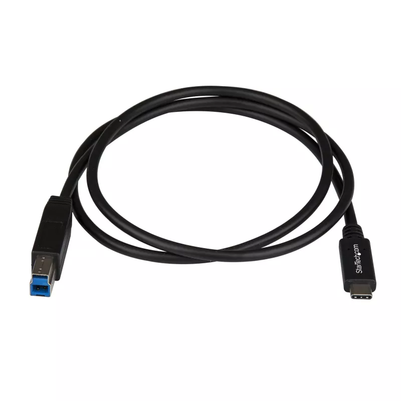 StarTech.com USB31CB1M καλώδιο USB-C σε USB-B, USB 3.2 Gen 2 (3.1 Gen 2), 10 Gbps, 60 W, 1 m, μαύρο