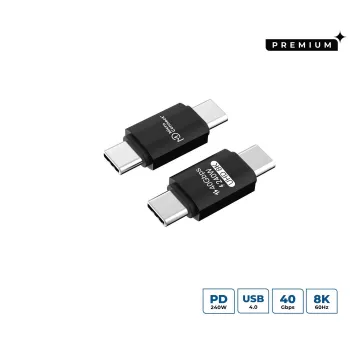Microconnect USB4-CC-240W Καλώδιο USB 0 m USB-C μαύρο