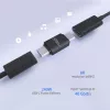 Microconnect USB4-CC-240W Καλώδιο USB 0 m USB-C μαύρο
