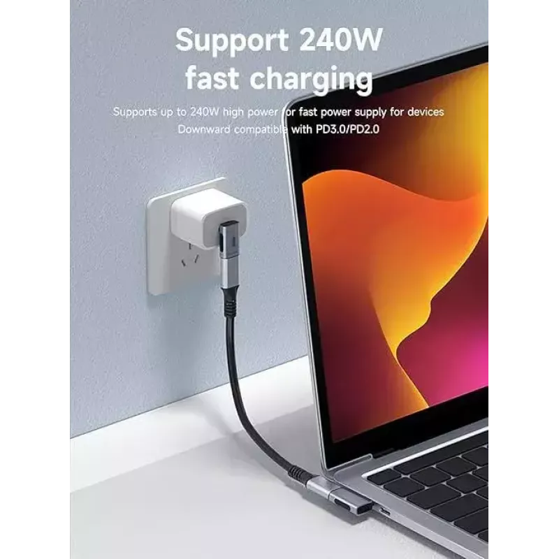 Microconnect USB4-CCFA-240W Καλώδιο USB 0 m USB-C μαύρο