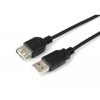 Microconnect USBAAF01B Καλώδιο USB USB 2.0 0,1 m USB A μαύρο