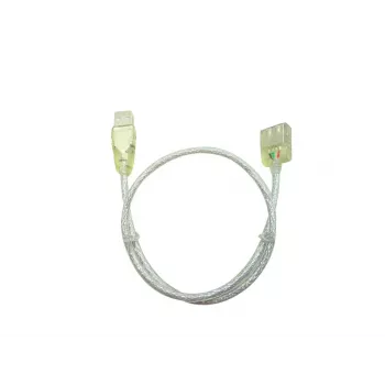 Microconnect USBAAF05T Καλώδιο USB USB 2.0 0,5 m USB A διαφανές