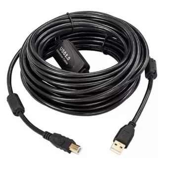 Microconnect USBAB5B-ACTIVE Καλώδιο USB USB 2.0 5 m USB A USB B μαύρο