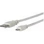Microconnect USBABMICRO3G Καλώδιο USB USB 2.0 3 m USB A Micro-USB B γκρι