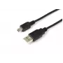 Microconnect USBAMB505 Καλώδιο USB USB 2.0 0,5 m USB A Mini-USB B μαύρο