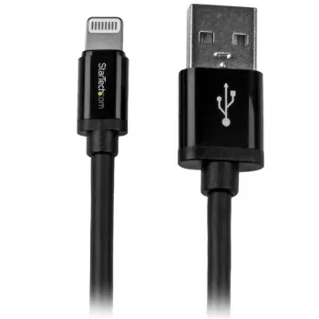 StarTech.com Καλώδιο USB σε Lightning 2 m (6 ft.) – Μακρύ καλώδιο φόρτισης iPhone / iPad / iPod – Καλώδιο Lightning σε USB – Πιστοποιημένο Apple MFi – μαύρο