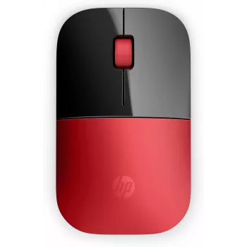 HP Z3700 Κόκκινο ασύρματο ποντίκι, αμφίχειρο, οπτικό, RF Wireless, 1200 DPI, κόκκινο