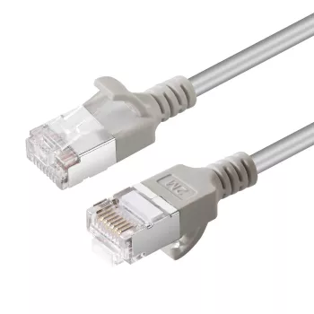 Microconnect V-FTP6A0025-λεπτό καλώδιο δικτύου Γκρι 0,25 m Cat6a U/FTP (STP)