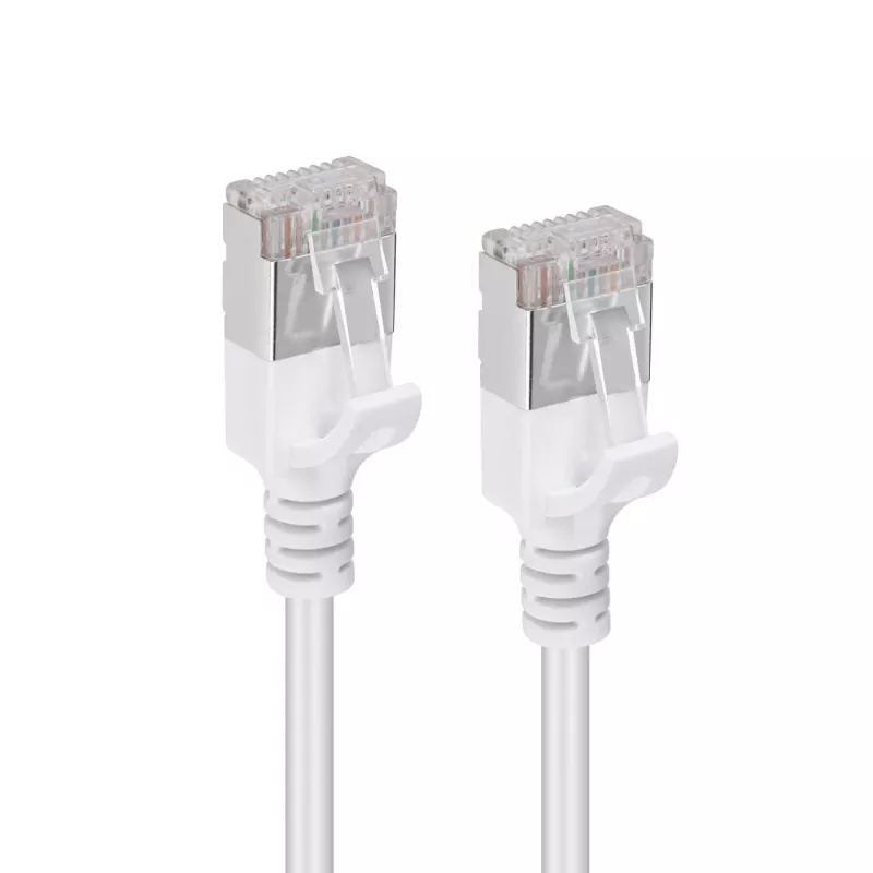 Microconnect V-FTP6A005W-λεπτό καλώδιο δικτύου Λευκό 0,5 m Cat6a U/FTP (STP)