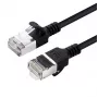Microconnect V-FTP6A02S-λεπτό καλώδιο δικτύου Μαύρο 2 m Cat6a U/FTP (STP)