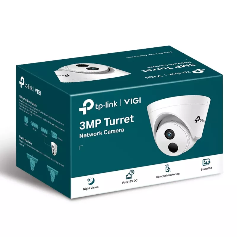 IP κάμερα ασφαλείας TP-Link VIGI 3MP Turret κάμερα δικτύου