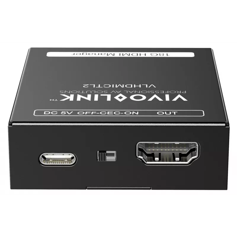 Vivolink VLHDMICTL2 εξομοιωτής EDID 3840x2160 18 Gbit/s μαύρο