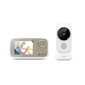 Motorola VM483 Βίντεο babyphone 300 m FHSS Χρυσό, Λευκό