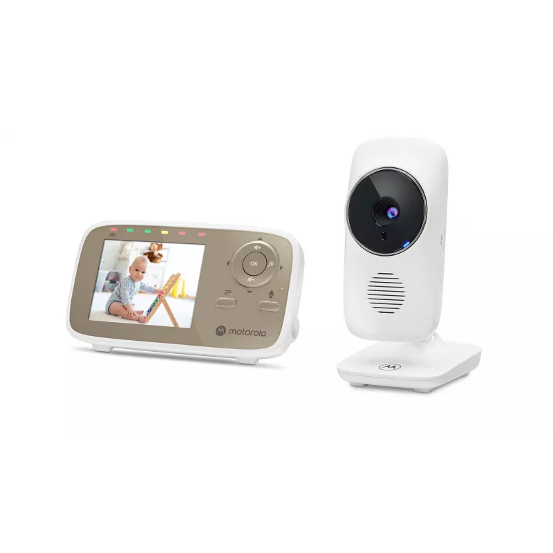 Motorola VM483 Βίντεο babyphone 300 m FHSS Χρυσό, Λευκό