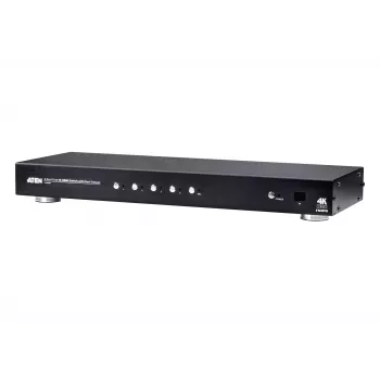 ATEN Διακόπτης HDMI 4 θυρών True 4K με Dual, HDMI, Μέταλλο, Μαύρο, 60 Hz, 3 m, 3840 x 2160, 4096 x 2160