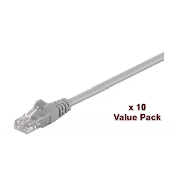 Microconnect V-UTP5005VP Καλώδιο δικτύου Γκρι 0,5 m Cat5e U/UTP (UTP)
