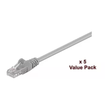 Microconnect V-UTP515VP Καλώδιο δικτύου Γκρι 15 m Cat5e U/UTP (UTP)