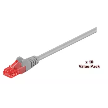 Microconnect V-UTP601VP Καλώδιο δικτύου Γκρι 1 m Cat6 U/UTP (UTP)