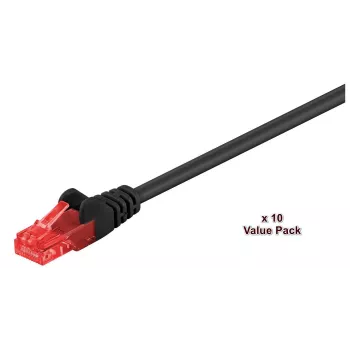 Microconnect V-UTP603SVP Καλώδιο δικτύου Μαύρο 3 m Cat6 U/UTP (UTP)