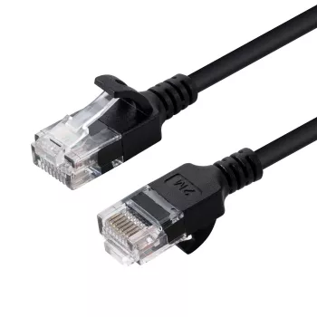 Microconnect V-UTP6A005S λεπτό καλώδιο δικτύου μαύρο 0,5 m Cat6a U/UTP (UTP)