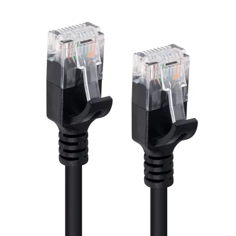 Microconnect V-UTP6A005S λεπτό καλώδιο δικτύου μαύρο 0,5 m Cat6a U/UTP (UTP)