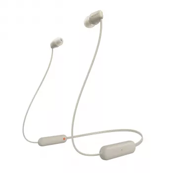 Sony WI-C100 ακουστικά ασύρματα in-ear τηλεφωνία/μουσική Bluetooth μπεζ