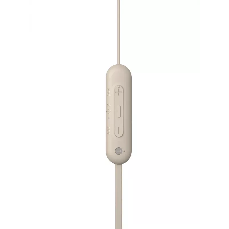 Sony WI-C100 ακουστικά ασύρματα in-ear τηλεφωνία/μουσική Bluetooth μπεζ
