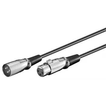 Microconnect XLRMF05 καλώδιο ήχου 0,5 m XLR (3 ακίδων) μαύρο