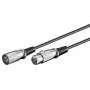 Microconnect XLRMF05 καλώδιο ήχου 0,5 m XLR (3 ακίδων) μαύρο