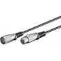 Microconnect XLRMF5 καλώδιο ήχου 5 m XLR (3 ακίδων) μαύρο
