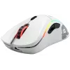 Glorious Gaming Glorious Model D Wireless - Ματ λευκό, Δεξιόχειρας, RF Wireless, 19000 DPI, Λευκό