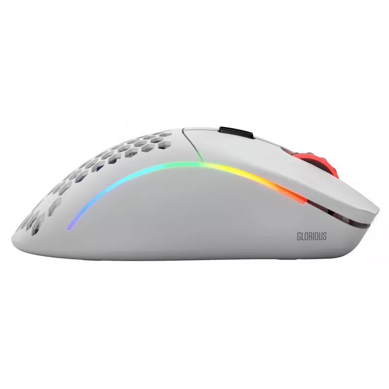 Glorious Gaming Glorious Model D Wireless - Ματ λευκό, Δεξιόχειρας, RF Wireless, 19000 DPI, Λευκό