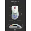 Glorious Gaming Glorious Model D Wireless - Ματ λευκό, Δεξιόχειρας, RF Wireless, 19000 DPI, Λευκό