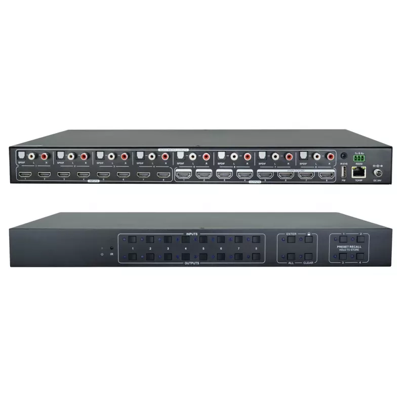 Vivolink VLHDMIMAT8X8 HDMI 2.0 8x8 μεταγωγέας μήτρας