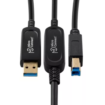 Microconnect MC-USB3.0AB20OP Καλώδιο USB USB 3.2 Gen 2 (3.1 Gen 2) 20 m USB A USB B Μαύρο