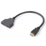 Καλώδιο διαχωριστή HDMI Microconnect, 0,2 m, HDMI Type A (Standard), 2 x HDMI Type A (Standard), 1920 x 1200 Pixel, Μαύρο