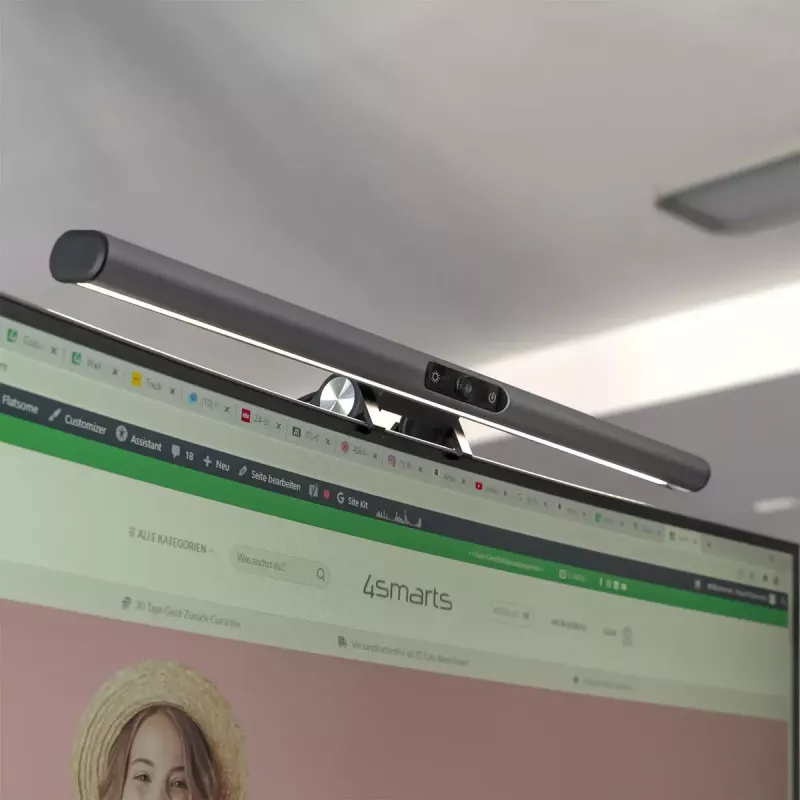 4smarts 2in1 LightBar Pro ABS ασημί 447g