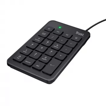 Trust 22221 Αριθμητικό πληκτρολόγιο Laptop/PC USB μαύρο