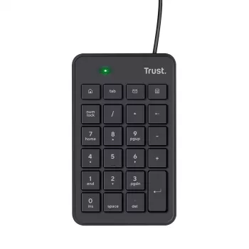 Trust 22221 Αριθμητικό πληκτρολόγιο Laptop/PC USB μαύρο