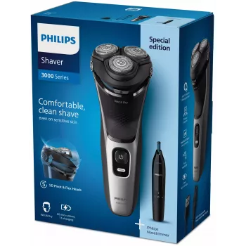 Ηλεκτρική ξυριστική μηχανή Philips S3143/02 Υγρή & Στεγνή Σύστημα λεπίδων PowerCut