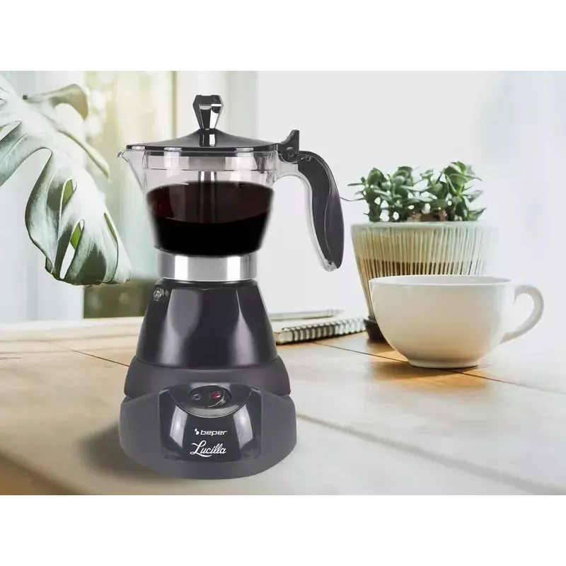 Μηχανή espresso Beper 3 φλιτζάνια BC.040N