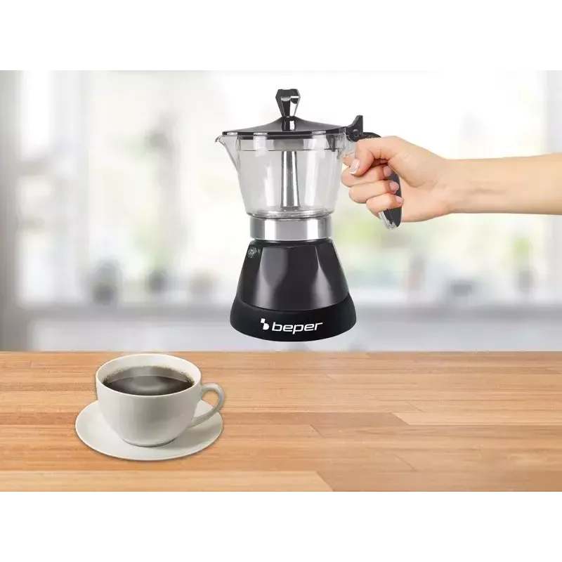 Μηχανή espresso Beper 3 φλιτζάνια BC.040N