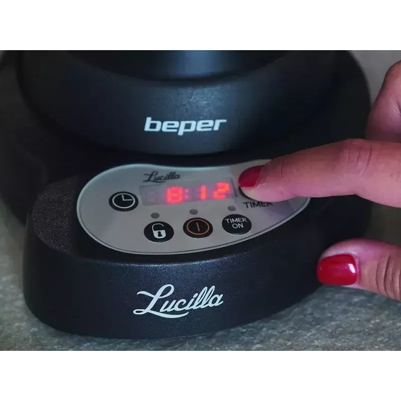 Μηχανή espresso Beper 3 φλιτζάνια BC.041N