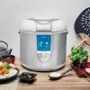 Κατσαρόλα ρυζιού Gastroback Design Pro 5L 700W ασημί λευκό