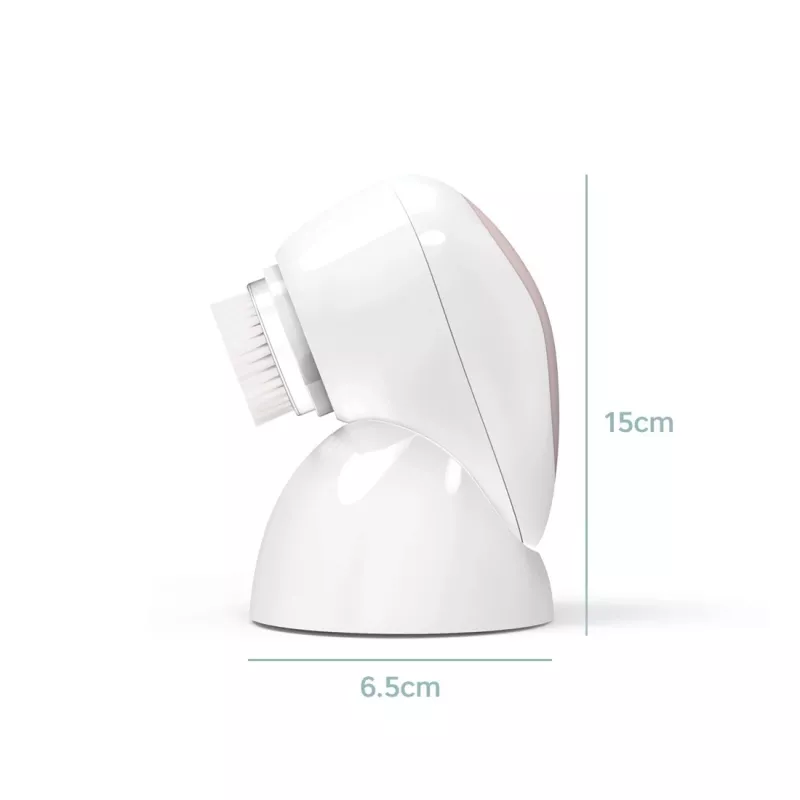 HoMedics FAC-600-EU βούρτσα προσώπου παλμική ροζ χρυσό, λευκό μπαταρία