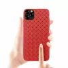 Μαλακή θήκη κινητού Devia για iPhone 11 Pro — υφασμάτινο σχέδιο, κόκκινο