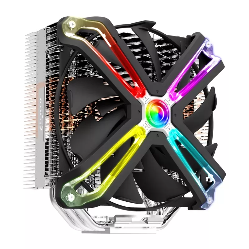 Σύστημα ψύξης υπολογιστή Zalman CNPS17X ψύκτρα επεξεργαστή 14 cm μαύρη, γκρι